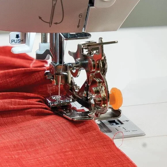 Singer Ruffler Foot Sewing Machine Attachment For Pleats & Gathers #2500270 New - Picture 3 of 6